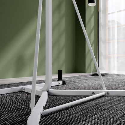 Freestanding Boxing Punch Bag & Speed Ball Station Hanging Frame Training Exercise Platform Home Gym Heavy Duty, White