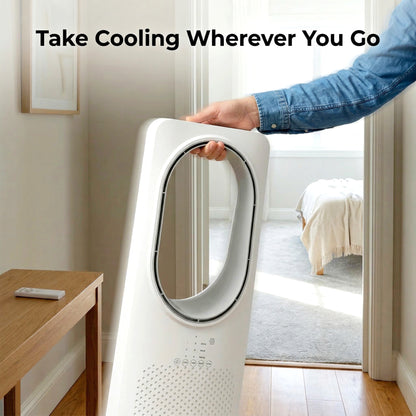 Tower Fan | 36dB Sleep Mode | 45° Oscillation | 3 Speeds & Modes | 15hr Timer | Remote | White