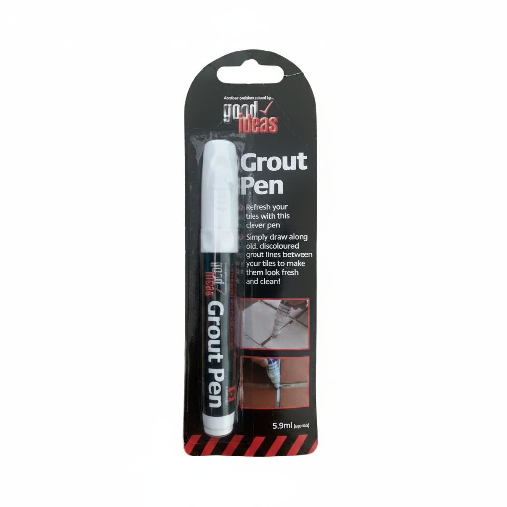 Good Ideas Grout Pen | Refresh Kitchen & Bathroom Tiles | Waterproof & Mould Resistant | No Re-Grouting | 5.9ml