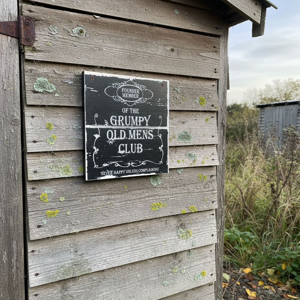 Grumpy Sign - Shed