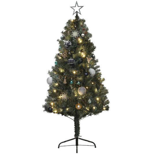 5ft Pre-Lit and Decorated Christmas Tree