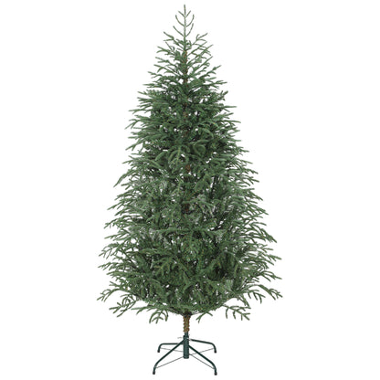 6 ft Full Spruce Christmas Tree with Realistic Dense Tips, Easy Assembly - Green