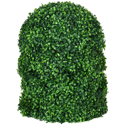 Set of 2 Artificial Topiary Balls, 40cm Faux Boxwood Balls, Hanging Decoration for Home, Indoor, Outdoor, Green