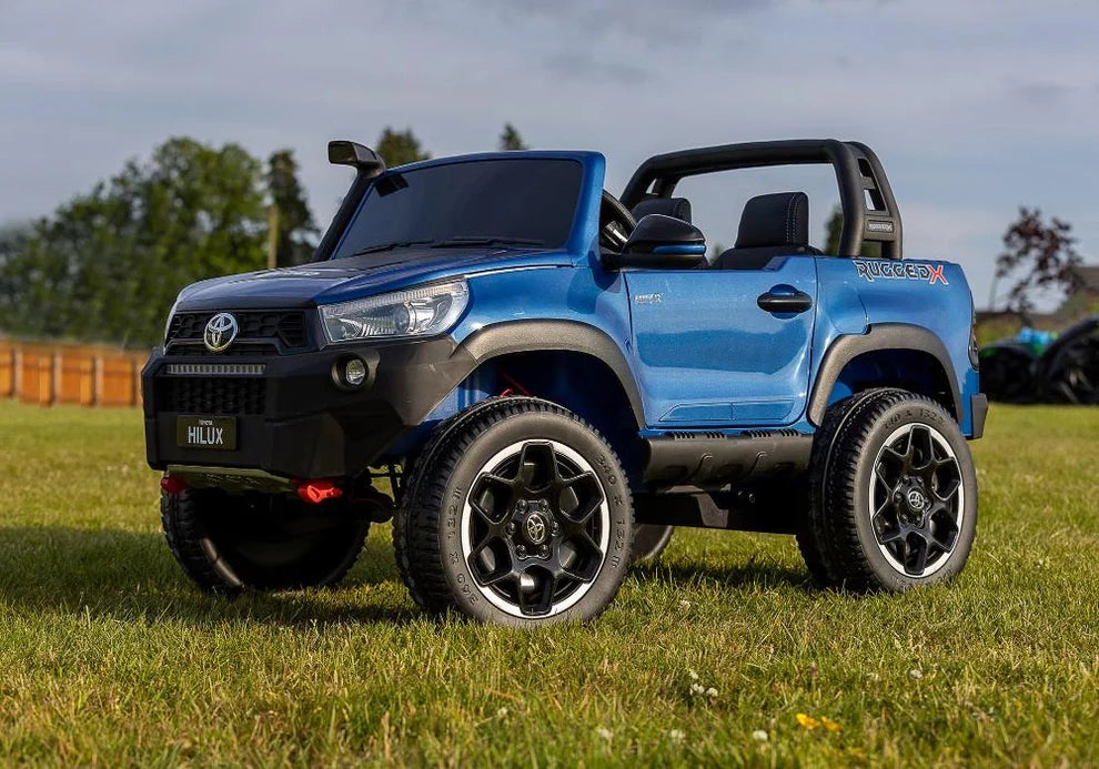 Toyota Hilux RuggedX 24V 2-Seater Ride-On Jeep | Licensed 4WD Kids Car with Remote & MP3