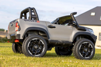 Toyota Hilux RuggedX 24V 2-Seater Ride-On Jeep | Licensed 4WD Kids Car with Remote & MP3