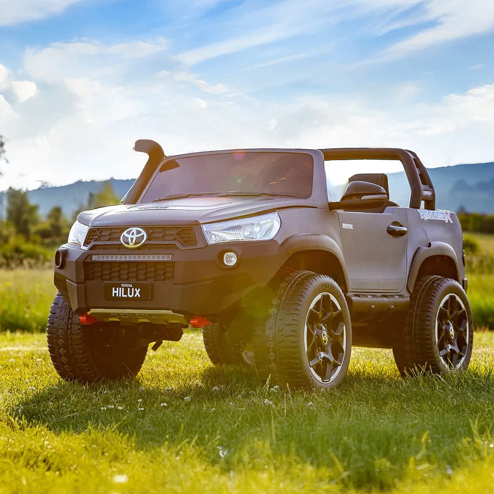 Toyota Hilux RuggedX 24V 2-Seater Ride-On Jeep | Licensed 4WD Kids Car with Remote & MP3