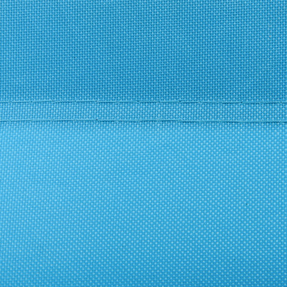 Foldable Sun Lounger Set of 2 with 5-Position Adjustable Backrest, Portable Recliner Chaise Lounge Chair with Breathable Mesh Fabric, Sky Blue