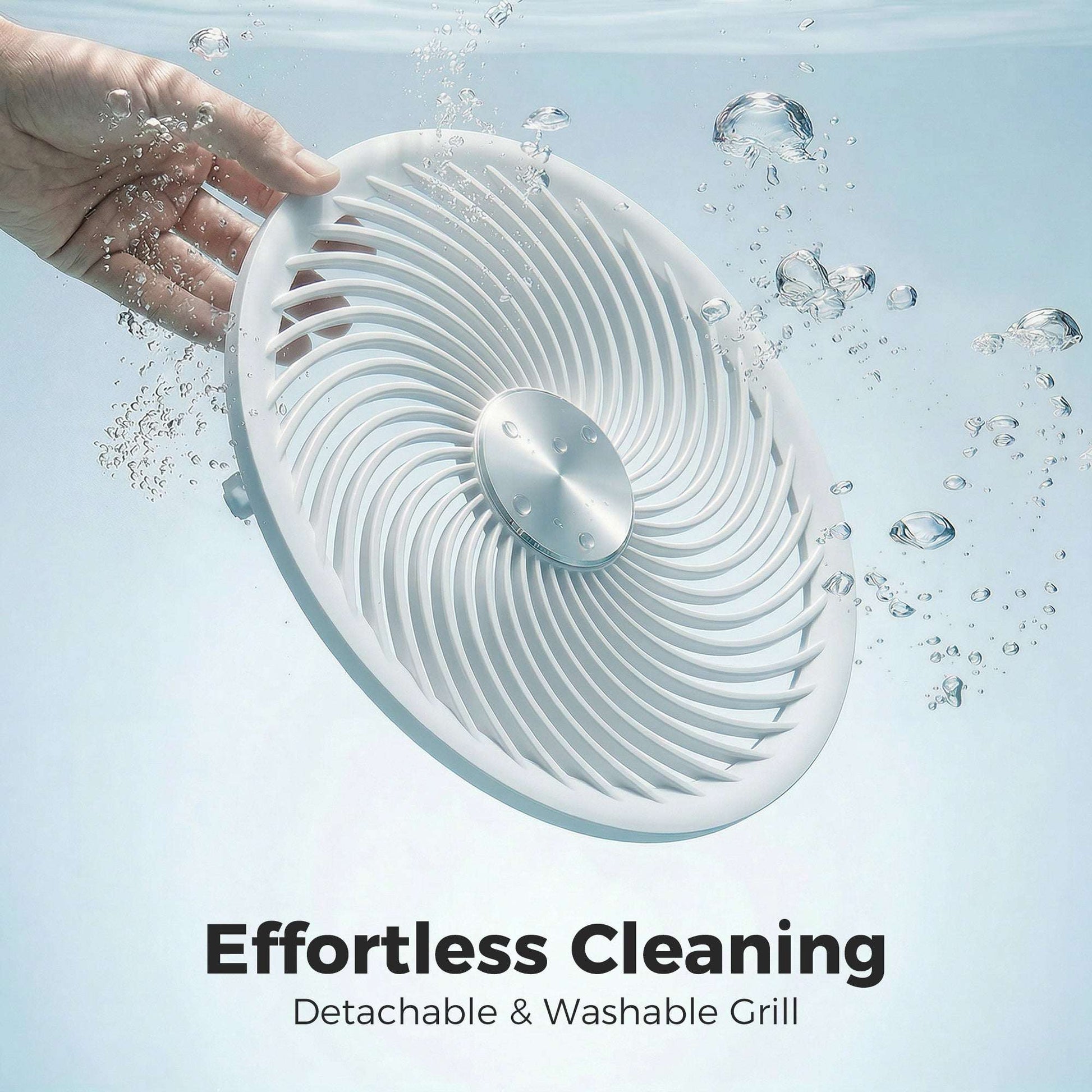 Pedestal Standing Fan | Turbo Mode | 20dB Sleep Mode | 8 Speeds | 16m³/min Airflow | 90° Oscillation | Aromatherapy Pad | Detachable Washable Grill | 5m Remote | 12H Timer | 50W | 83-107cm | White