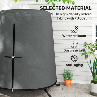 Outsunny 196 x 230 cm Hanging Egg Chair Protective Cover - Grey