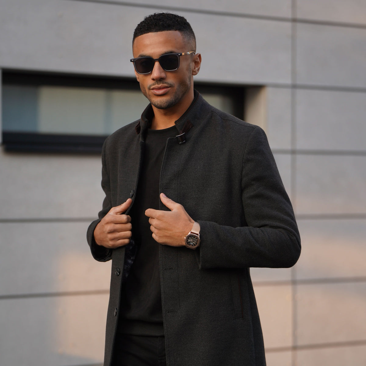 Thomas & George Berlin Rose Gold Edition Automatic Skeleton Watch | Cushion-Shaped Alloy Case & Roman Numeral Dial | Stainless Steel Mesh Strap