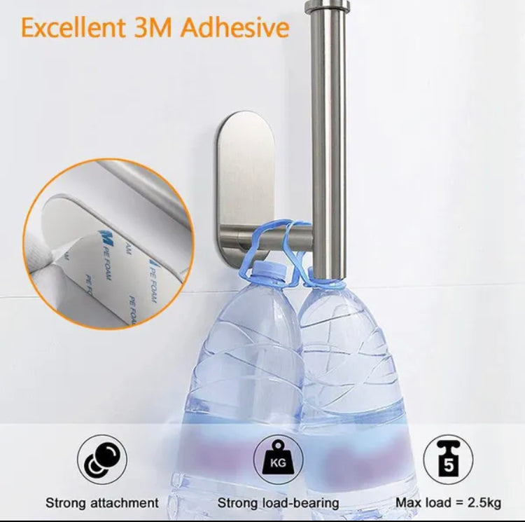 Bathroom Kitchen Toilet Paper Tissue Roll Holder Wall Mount Dispenser Organiser