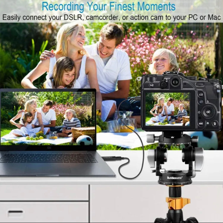 Video Capture Card HDMI To USB 3.0 Audio Video Capture Recording Cards 1080p / 4k Record Grabber 60fps Content Live Broadcasting Video Conference