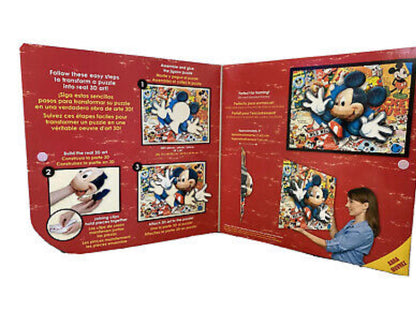 Mega Bloks 3D Breakthrough Disney Mickey Mouse Puzzle Jigsaw Mega Puzzles