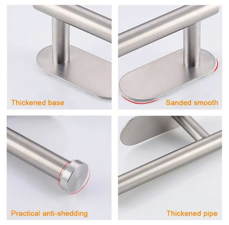 Bathroom Kitchen Toilet Paper Tissue Roll Holder Wall Mount Dispenser Organiser