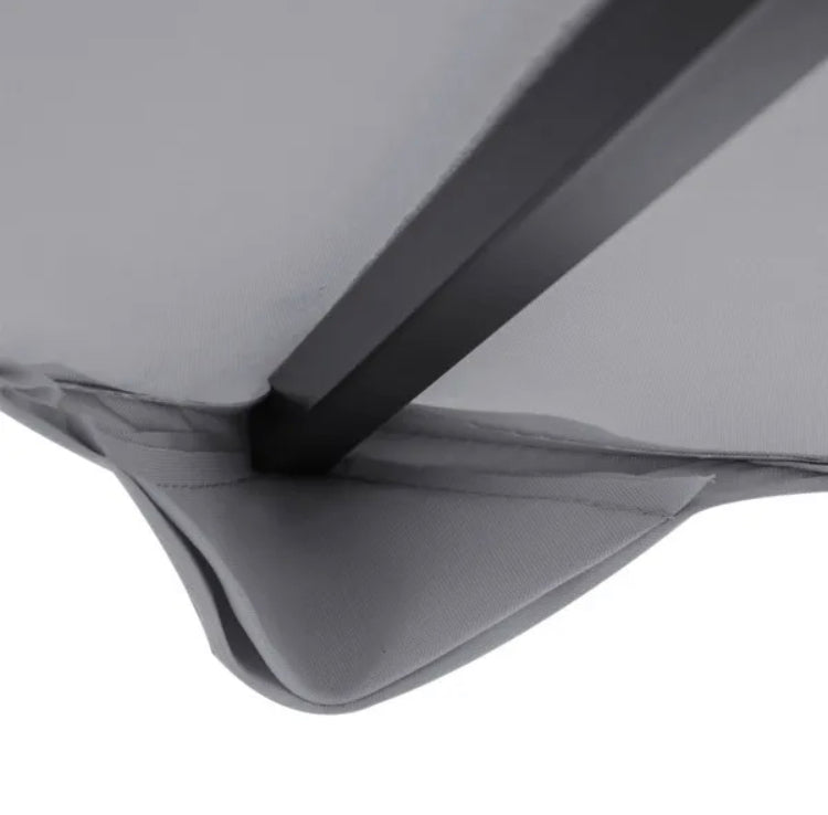 Outsunny 3(m) Gazebo Top Cover Double Tier Canopy Replacement Pavilion Roof Light Grey