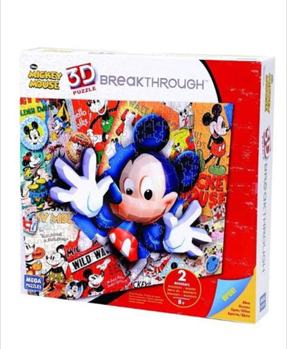 Mega Bloks 3D Breakthrough Disney Mickey Mouse Puzzle Jigsaw Mega Puzzles