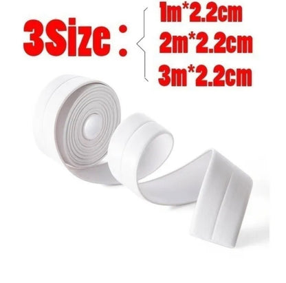 Bathroom Shower Sink Bath Sealing Strip Tape PVC Self Adhesive Waterproof Sticker Caulktape For Bathroom Kitchen x 7 Colours