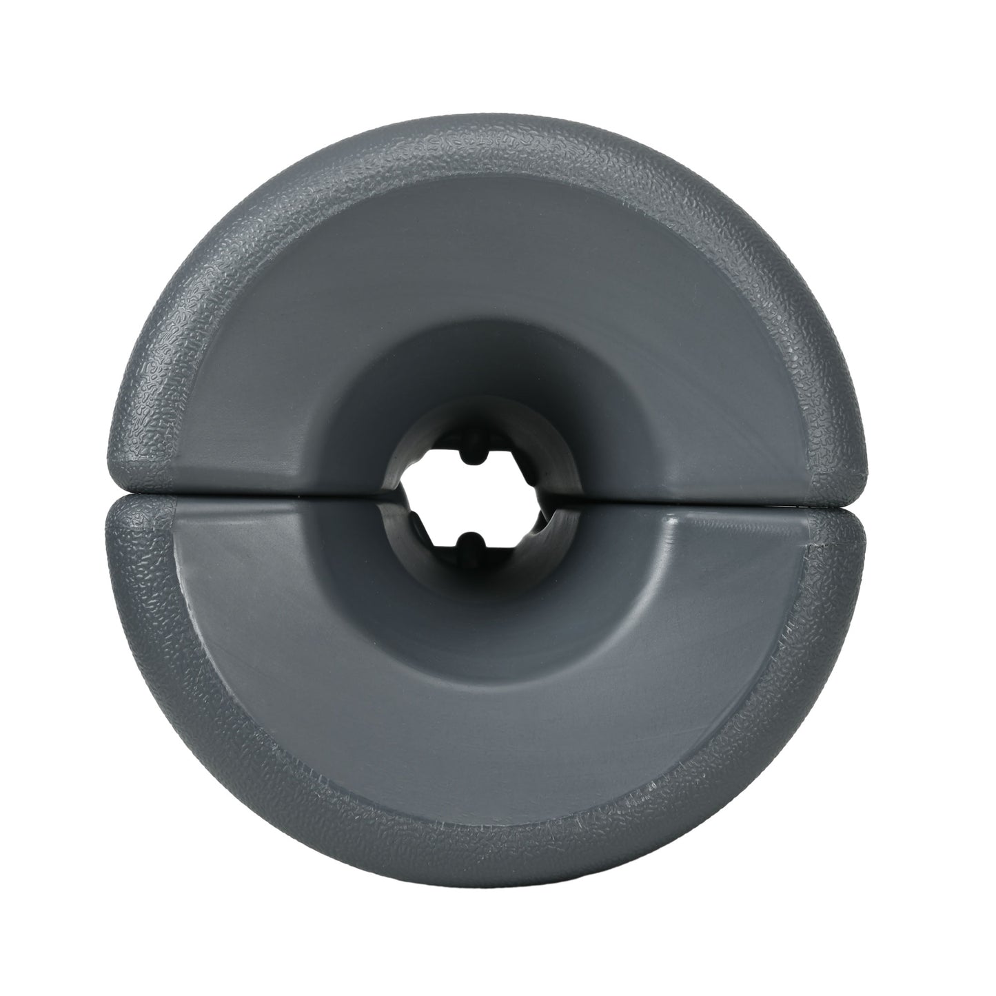 Set of 4 Gazebo Canopy Leg Weights | HDPE UV & Water-Resistant | Fill with Water (8.7kg) or Sand (12kg) Each | Screw Cap Filling Port | Fits 20-30mm Square Legs | Light Grey