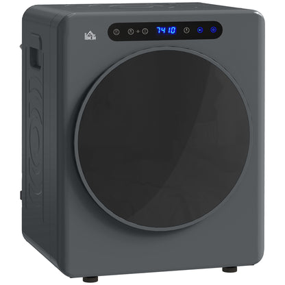 4kg Compact 40-60℃ Portable Small Space Tumble Dryer - Grey
