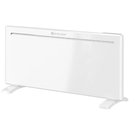Smart White Panel Heater | WiFi App, Alexa & Google Home | Wall-Mounted or Freestanding Electric Heater | 1000/1500/2000W | Weekly Timer, Anti-Frost & Open Window Detection