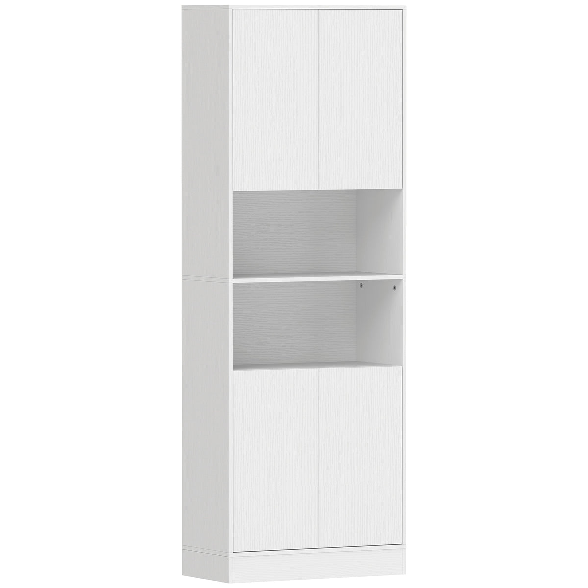 Kitchen Pantry Cabinet | 170cm Freestanding Storage Cupboard with Soft-Close Doors, 2 Colours