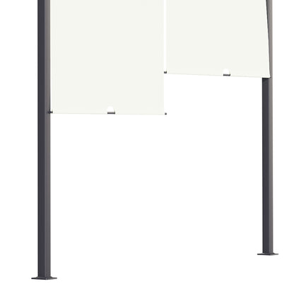 Outsunny 3 x 4m Outdoor Garden Pergola - Cream White