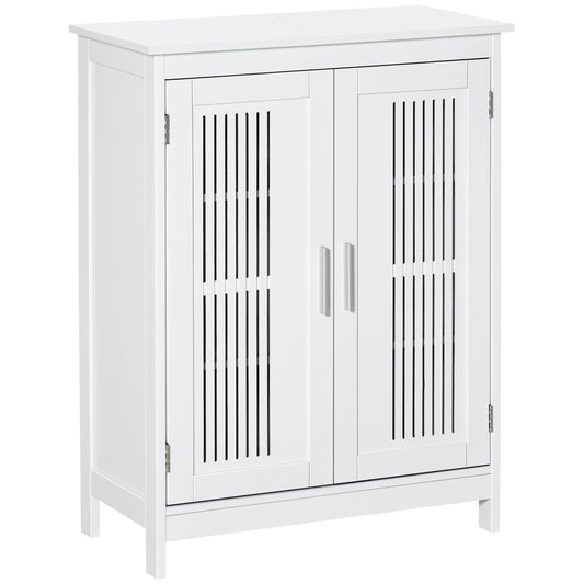 kKeankin Modern Bathroom Floor Cabinet - White