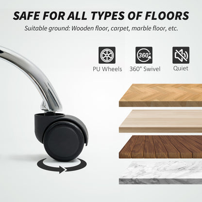 Draughtsman Chair, Mesh Drafting Chair, Ergonomic Office Chair with Lumbar Support, Adjustable Foot Ring, Grey