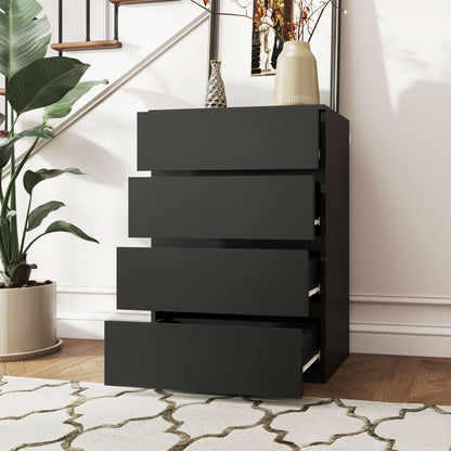 Chest of Drawers, 4-Drawer Storage Cabinets, Modern Dresser, Storage Drawer Unit for Bedroom