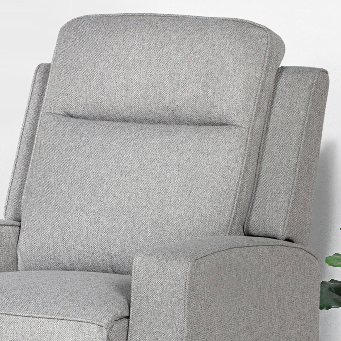 Electric Recliner Armchair, Recliner Chair with Adjustable Leg Rest, USB Port, Grey