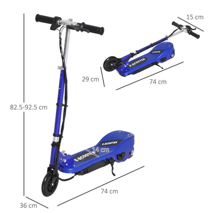 Reiten Folding Electric Kids Scooter Ride on Age 7-14 Available In Blue / Red / Black