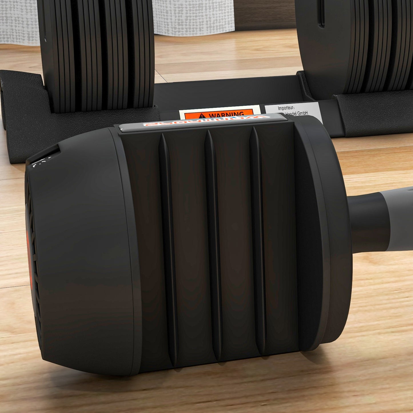 SPORTNOW Adjustable Dumbbells Set, 4-in-1 Weights Set with Storage Tray and Non-Slip Handle, 7KG 13KG 18KG 24KG