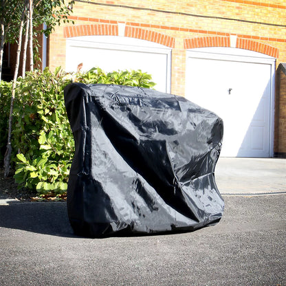 Pukkr Mobility Scooter Cover | Waterproof 210D Silver-Coated Polyester | Drawstring Closure | Fits All Sizes | 93x67x142cm | Outdoor Scooter Protection | 2-Year Guarantee