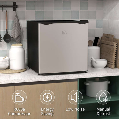 35L Mini Tabletop Freezer, -24℃ to -14℃ Temperature - Silver Tone
