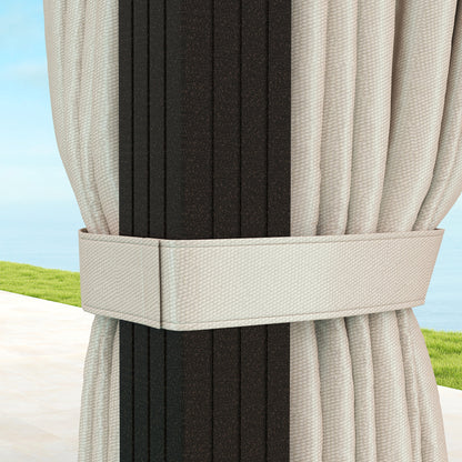 3 x 4m Hardtop Gazebo Canopy with UPF30+ Double Polycarbonate Roof, Aluminium Frame Garden Gazebo Permanent Pavilion, Beige