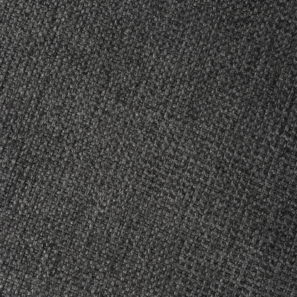 3 Seater Sofa | 200cm Linen-Look Polyester Couch | Pocket-Spring Seats, Padded Arms & 2 Cushions | Dark Grey or Dark Blue