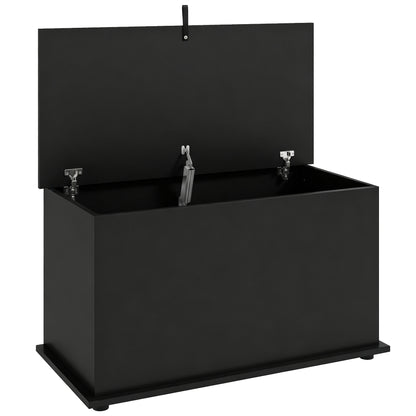 Storage Chest | 102L Wooden Blanket Box & Bed End Bench with Hinged Lid, 4 Colours