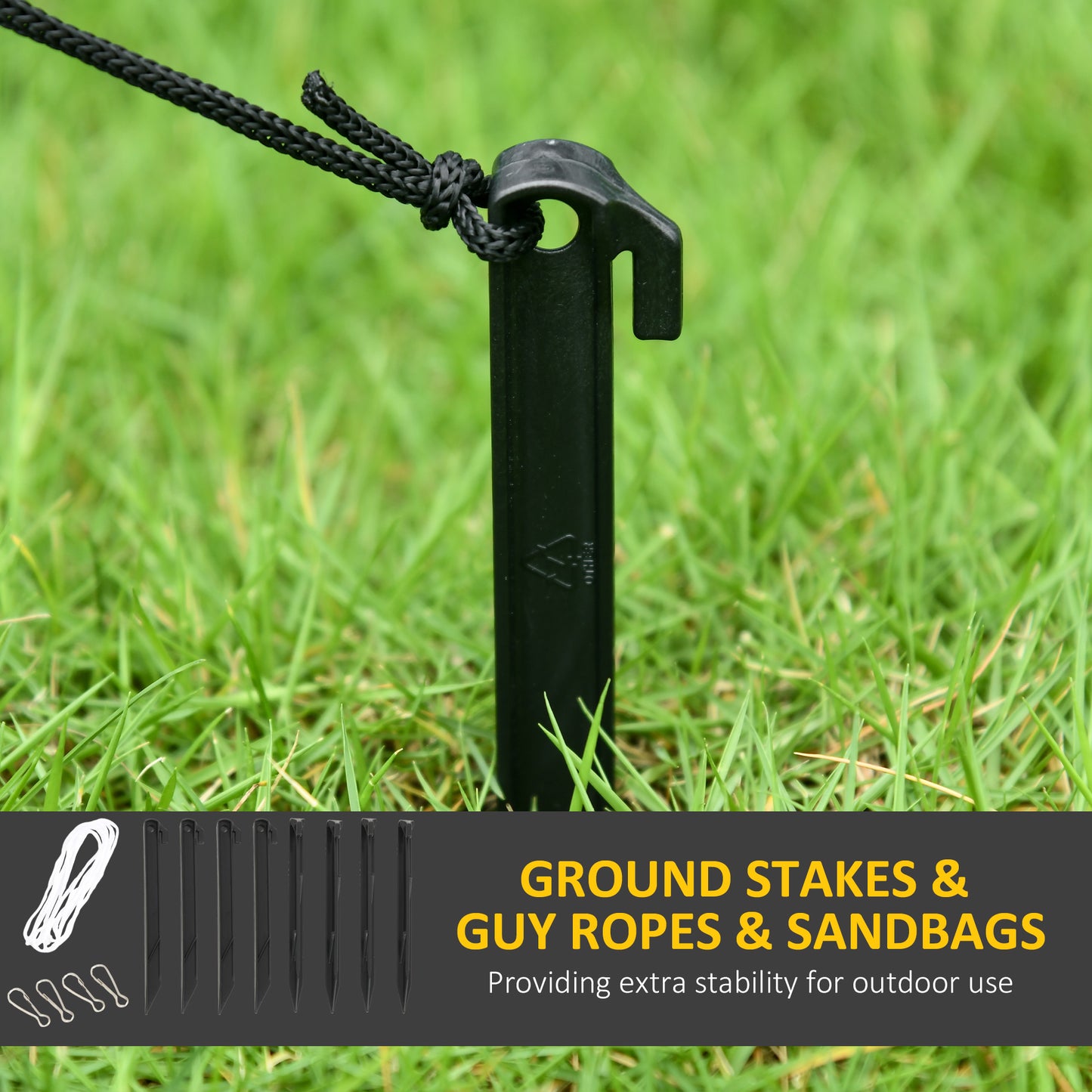 8.9FT Tall Halloween Inflatable Witch Ghost with Three Heads, Blow Up Outdoor Halloween Decoration with Build-in LED Lights for Garden, Lawn, Party