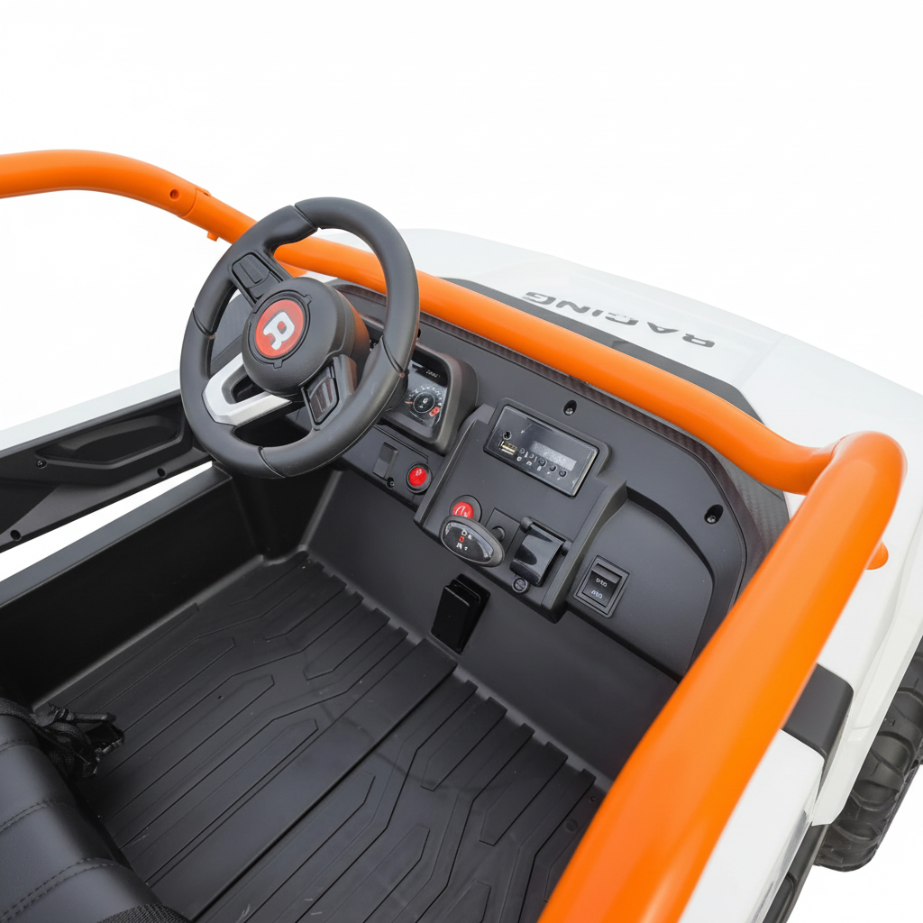 Orange UTV interior studio