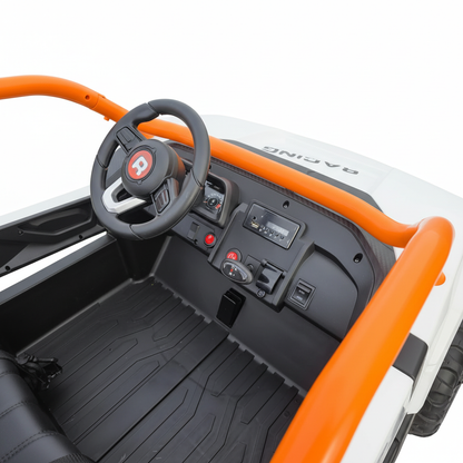 Orange UTV interior studio