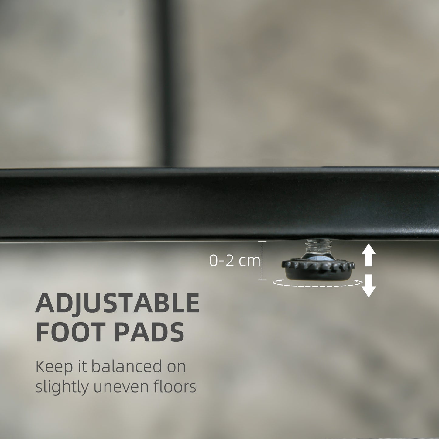 Marble-Effect Nest of Tables - Black/White