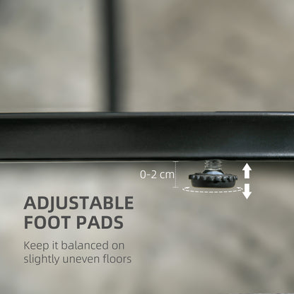 Marble-Effect Nest of Tables - Black/White