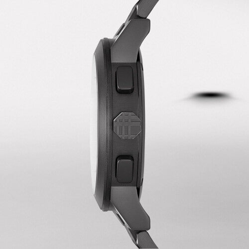 Burberry Blue Dial Dark Grey Ion-plated Men's Wrist Watch BU9365