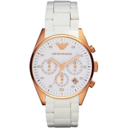 Emporio Armani Ladies Watch - Rose Gold Armani Watch AR5920