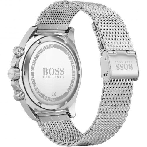 Hugo Boss Men's Ocean Edition Chronograph Watch | Black Dial | Mesh Bracelet | 46mm | 10ATM | HB1513742