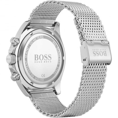 Hugo Boss Men's Ocean Edition Chronograph Watch | Black Dial | Mesh Bracelet | 46mm | 10ATM | HB1513742