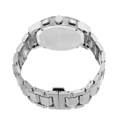 Burberry Silver Steel Bracelet & Case Men's Wrist Watch One Size BU9350