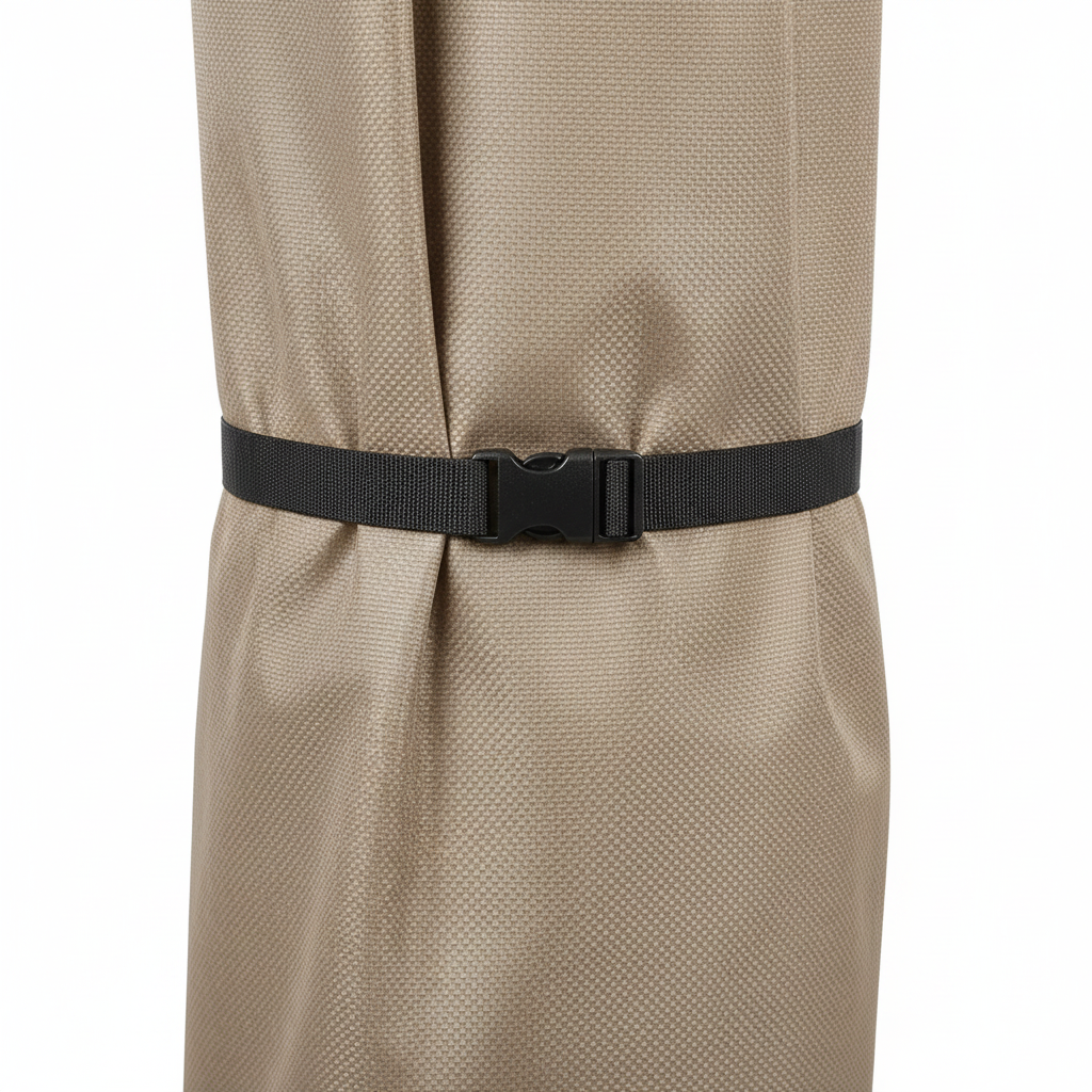 Banana Cantilever Parasol Cover | Fits 7ft–13ft | Waterproof 210D Oxford | Telescopic Rod | Khaki | Garden Patio | 3 Sizes