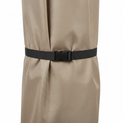 Banana Cantilever Parasol Cover | Fits 7ft–13ft | Waterproof 210D Oxford | Telescopic Rod | Khaki | Garden Patio | 3 Sizes