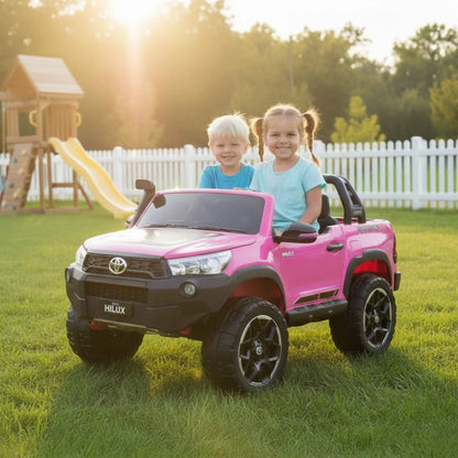 Toyota Hilux RuggedX 24V 2-Seater Ride-On Jeep | Licensed 4WD Kids Car with Remote & MP3